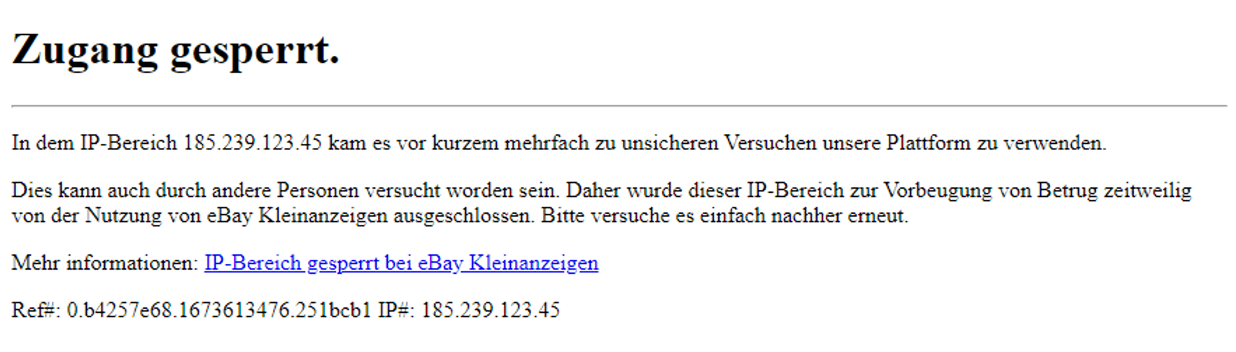 Kleinanzeigen hat deine IP gesperrt? Hier sind 3 Lösungen! KleinanzeigenRatgeber
